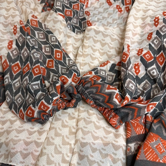 Free People Women’s Sheer Boho Print Mini Dress XS NWT $128 - Picture 6 of 9